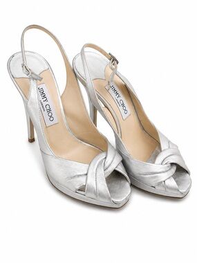 Jimmy Choo Silver Pumps